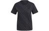 Adidas Originals T Shirts Women's Black Crew Neck Moderate Straight Fit II3180
