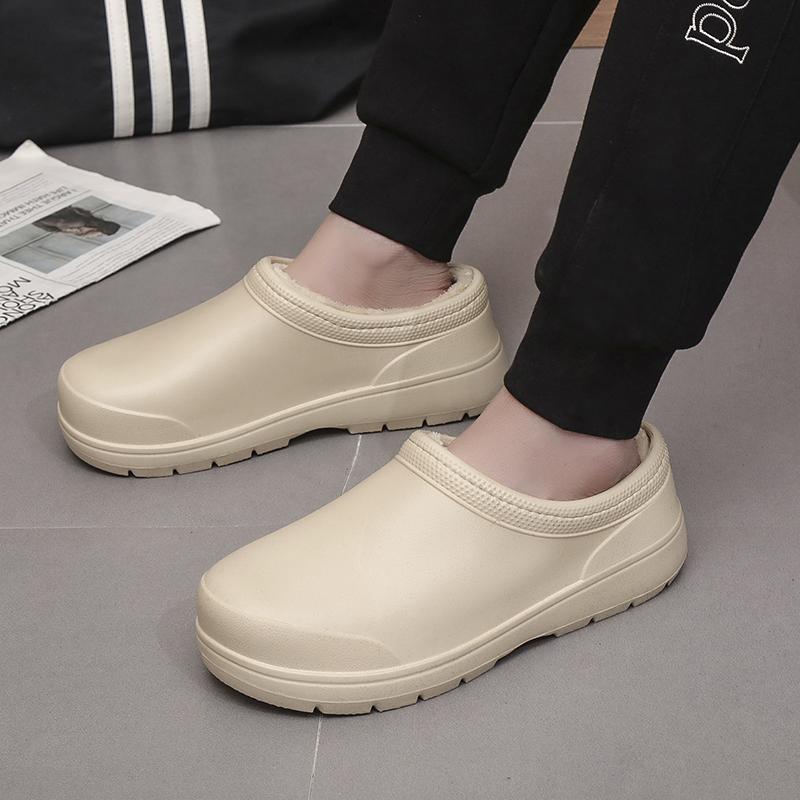 2024 Новые мужские и женские туфли для шеф-повара из ЭВА, нескользящие водонепроницаемые туфли с масляной защитой, удобные рабочие тапочки, обувь для рыбалки на открытом воздухе