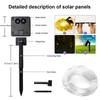 7-32M Солнечный шнур Светильник Водонепроницаемый Уличный Солнечный Питает Гирлянды 8 Режимов Рождество для Сада Двора Праздничный Декор Дерево Светильник