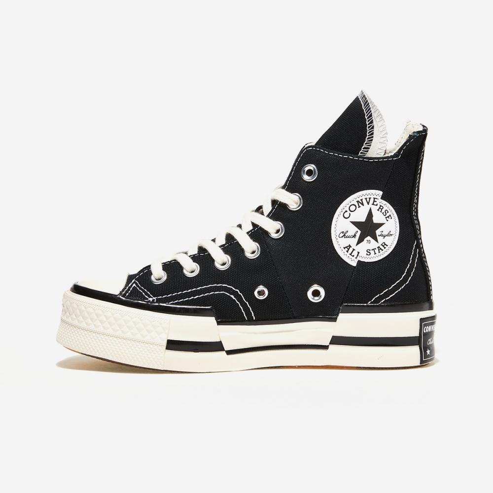 Converse Chuck 70 Plus High Black Egret Black 