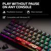 HYPERX Механическая игровая клавиатура Alloy Origins 65 Compact RGB с переключателями HyperX Aqua, гарантия производителя - Ориентирована на геймеров, 2 года (56R64AA#ABA)