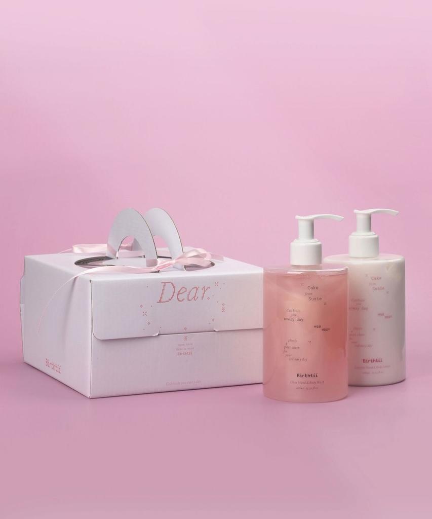 Набор для ухода за кожей 'Birth Tea Glow' (Гель для умывания и Слоистый лосьон) [Торт от Сьюзи]