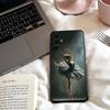 Чехол для телефона Танцовщица Балерина Для Samsung S25,24,23,22,30,21,10,9,Ultra,Plus,Lite,FE,4,5 G Мягкий Черный Чехол
