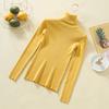 Korean Turtleneck Sweater Women Autumn Winter Elegant Ladies Knitted Sweaters Female Khaki Gray Black White Yellow Pink Sweater