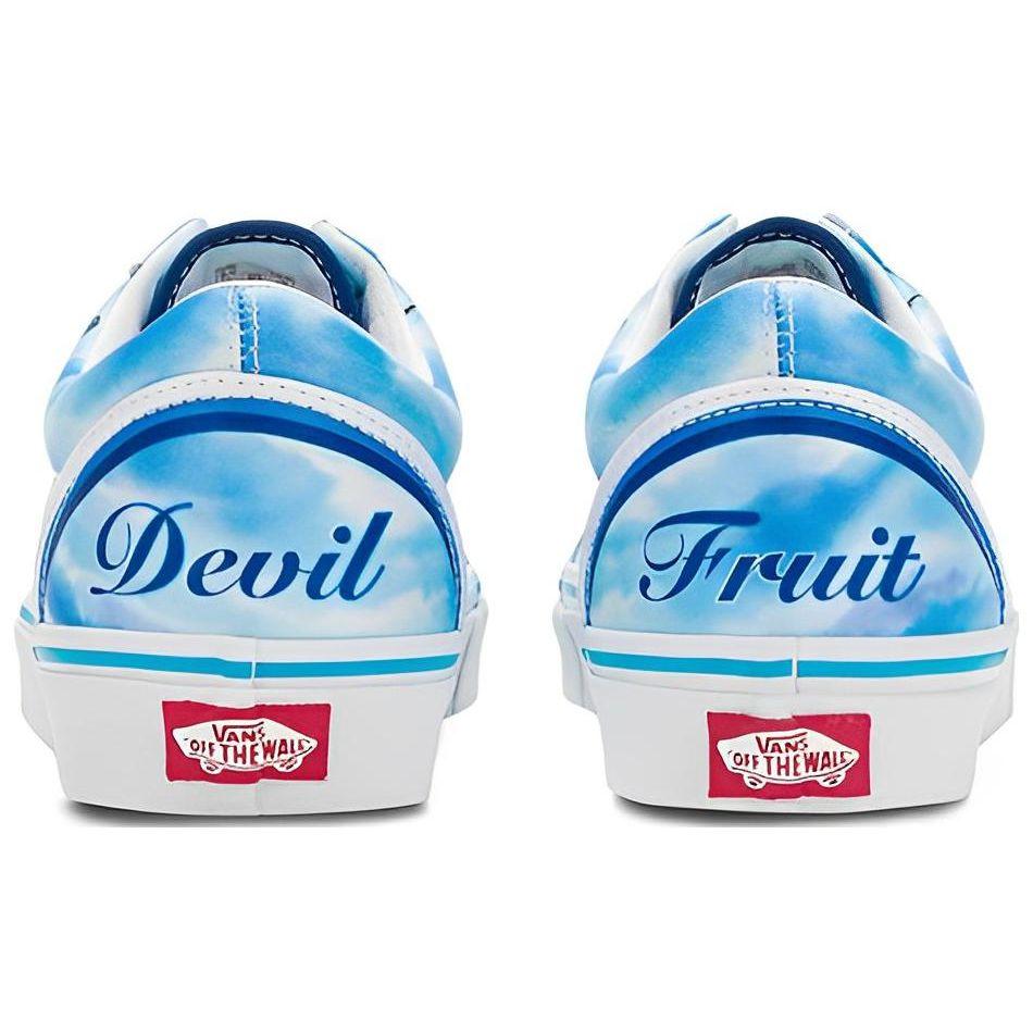 One Piece x Vans Old Skool Дьявольский фрукт Унисекс Кроссовки Синие VN0007NT7WM