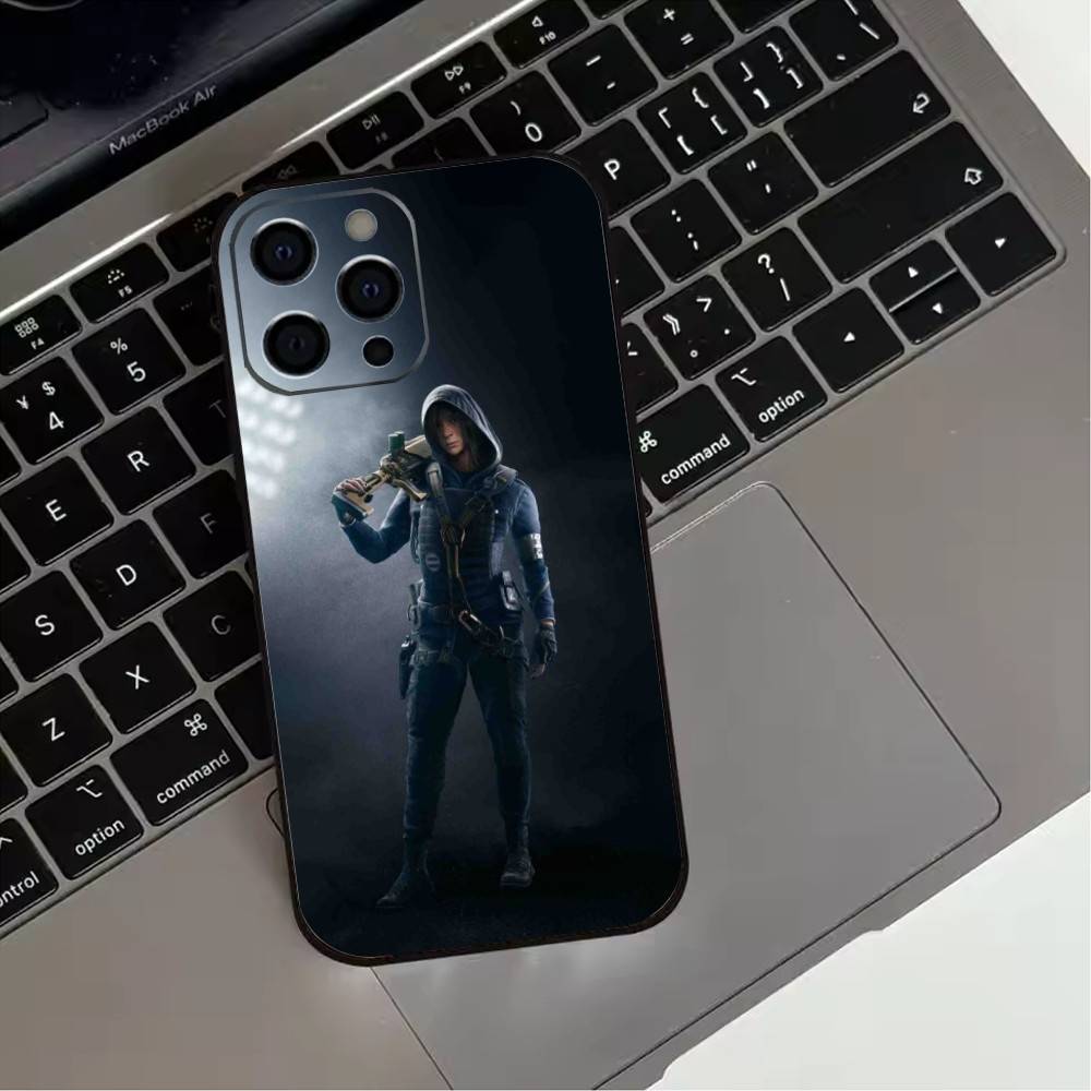 Shooting R-Rainbow S-Six S-Siege-s Phone Case For iPhone 17, 16,15,14,13,12,11 Plus,Pro Max, Others Soft Black Cover