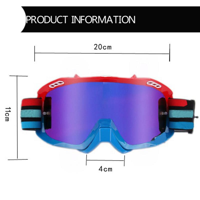 Motorcycle Goggles Dirtbike Sun-glasses Off-road Moto Cycling Motocross MTB Sunglasses Outdoor Motor Sport Helmet Accessory