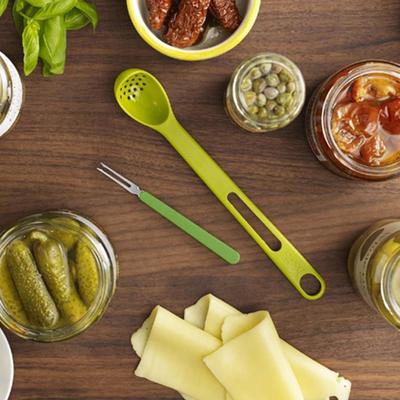 1 набор дуршлаг 2 в 1 с длинной ручкой, устойчивый к царапинам, для консервированных фруктов