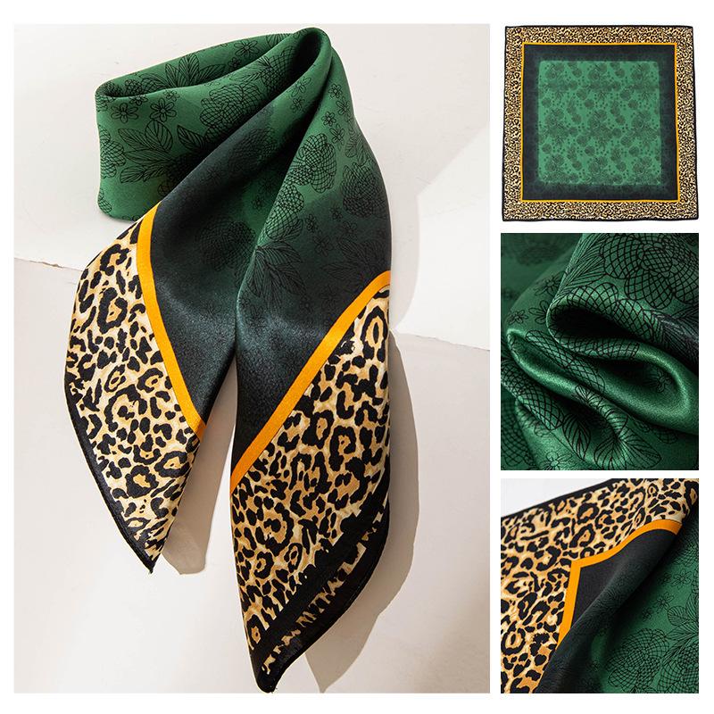 High-Quality Women's Silk Scarf: Elegant, Versatile Neck Warmer for Autumn and Winter