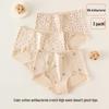 Women's Antibacterial Cotton Lace High-Waist Briefs 3-Pack