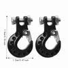 2Pcs 1/10 Scale Winch Trailer Hooks for SCX10/D90/D110/TF2/TRX4/Tamiya CC01 Climbing Car