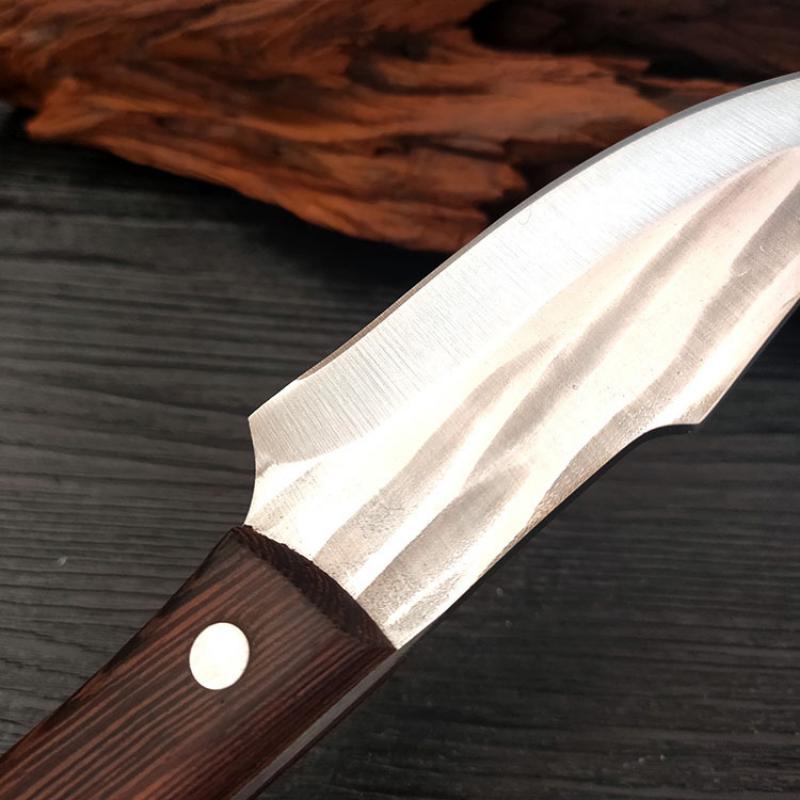 Wood Handle Stainless Steel Kitchen Knife with Cover Chef Knives Paring Knife Meat Fruit Knife Cooking Tools