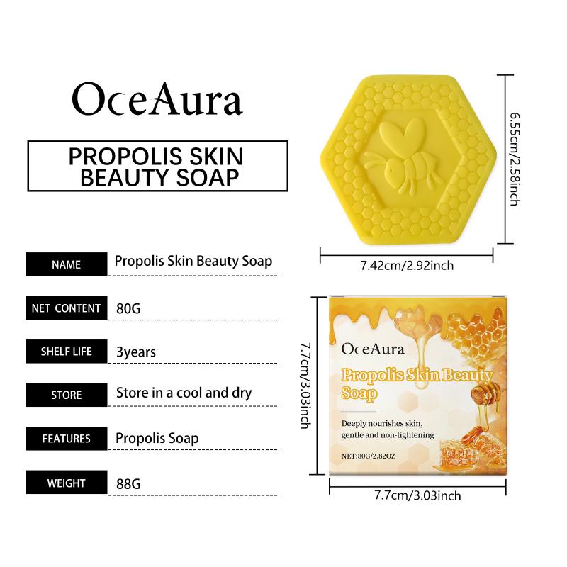 Oceaura Propolis Beauty Bath Soap Nourishes And Cleanses Body Skin Fragrant Bath Soap