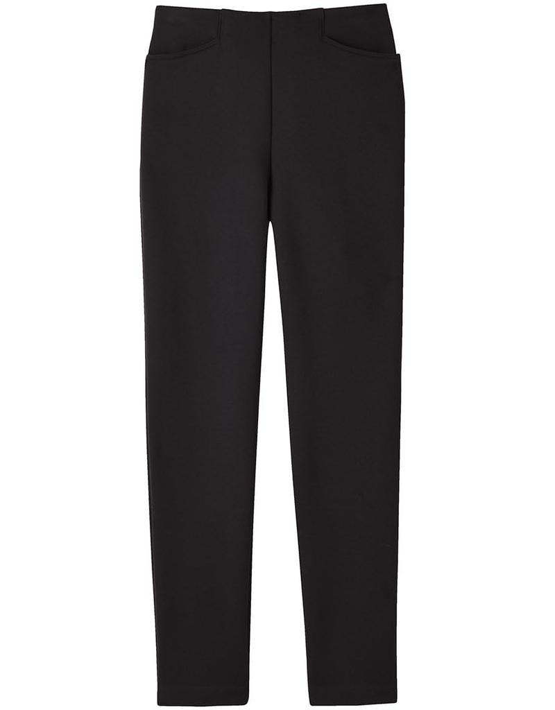 Wacoal Calson Stretch Slim Fleece High KKN600 BL L Pants, Fit, Warm, Lining, Rise,