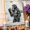 Уникальный набор для создания 5D картины с жемчугом в рамке с рисунком поющей обезьяны, блестящее бисерное искусство на холсте, DIY ручная поделка для декора современной гостиной