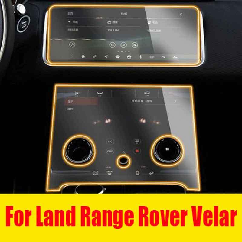 For Land Range Rover Velar -Car GPS navigation Protective film LCD screen TPU film Screen protector Anti-scratch Interio