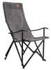 CAMPING MOON High Back Chair Camping Armchair Folding Chair Relaxing Chair Gray Color Long Size F-1001C-H