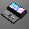 For Samsung Galaxy F06 5G Case Rotatable Ring Kickstand PC+TPU Shockproof Phone Cover
