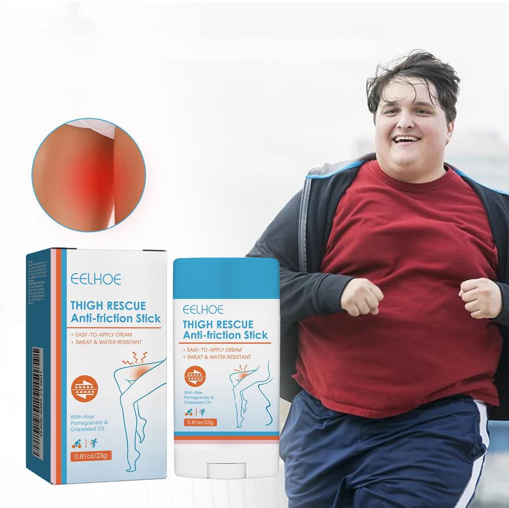 Anti Chafing Stick for Thighs, Heels Arms Moisturizing Body Protection Balm Water Resistant Skin Protection Cream 22g