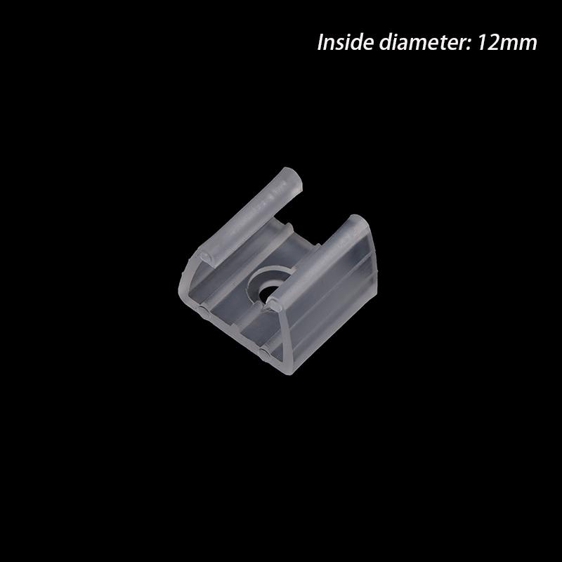 20 шт. 10/12/14/17/20 мм светодиодная лента фиксирующие зажимы разъем для фиксации 2835 неоновый свет 220 В Cob пластиковая пряжка гибкие аксессуары AVE