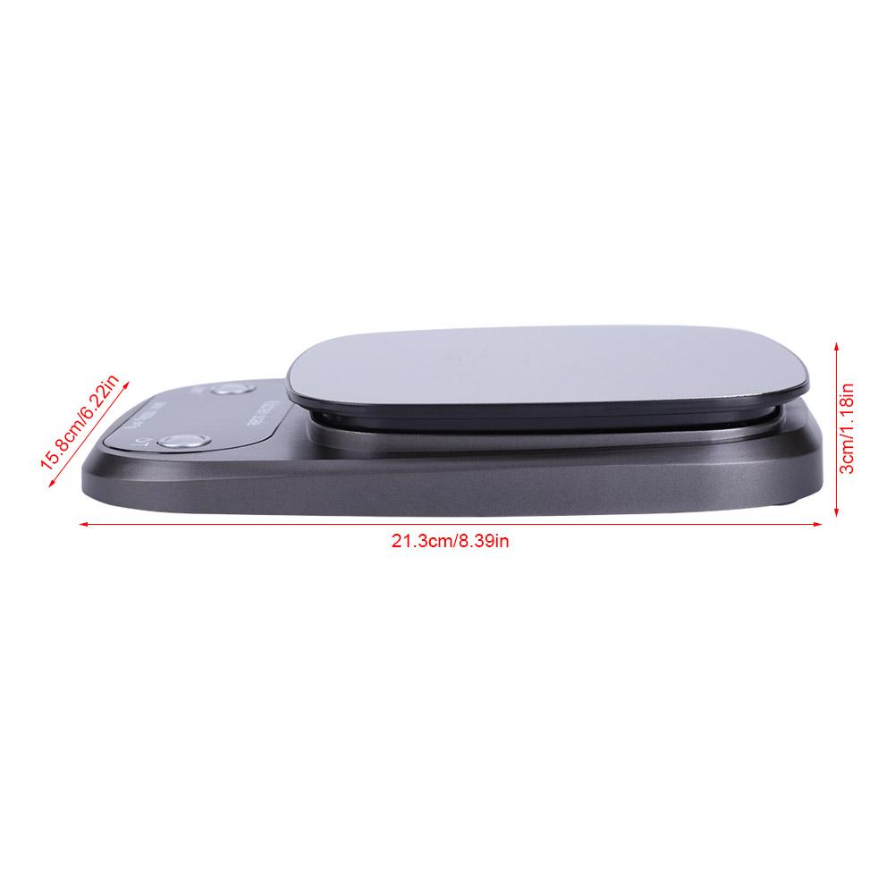 LCD Digital Electronic 10kg/1g Kitchen Food Scale Stainless Steel Tray for Baking Cooking