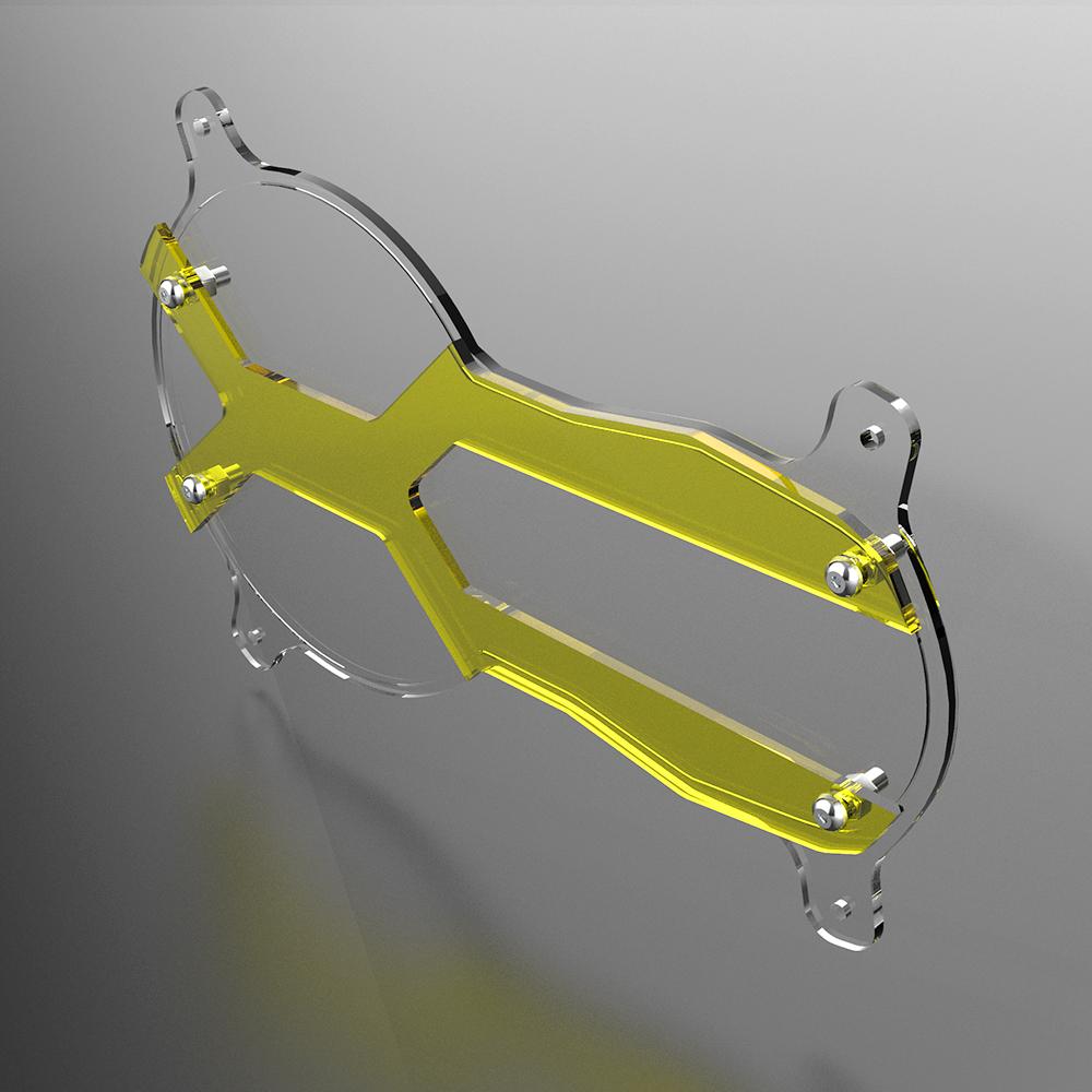 Motorcycle For BMW R1250GS Adventure R 1250 GS Rallye Acrylic Headlight Protector Light Cover Protective Guard -2023