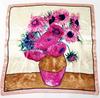 90*90cm Luxury Brand Women Silk Scarfs Van Gogh Painting Square Scarves Spring Summer Shawls For Ladies