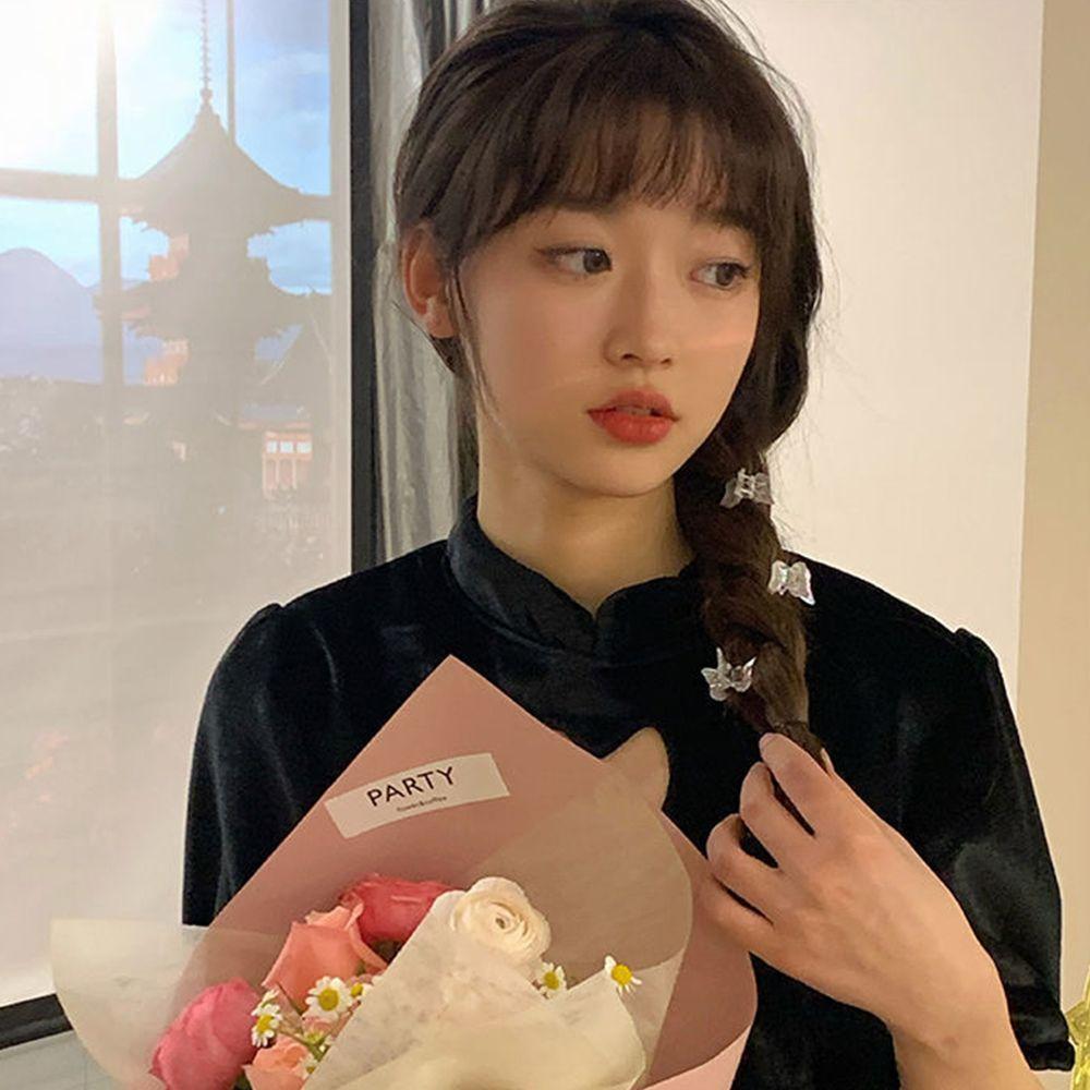 Color Resin Transparent Hair Claw Small Side Clip Women Hair Accessories Korean Style Hair Clip