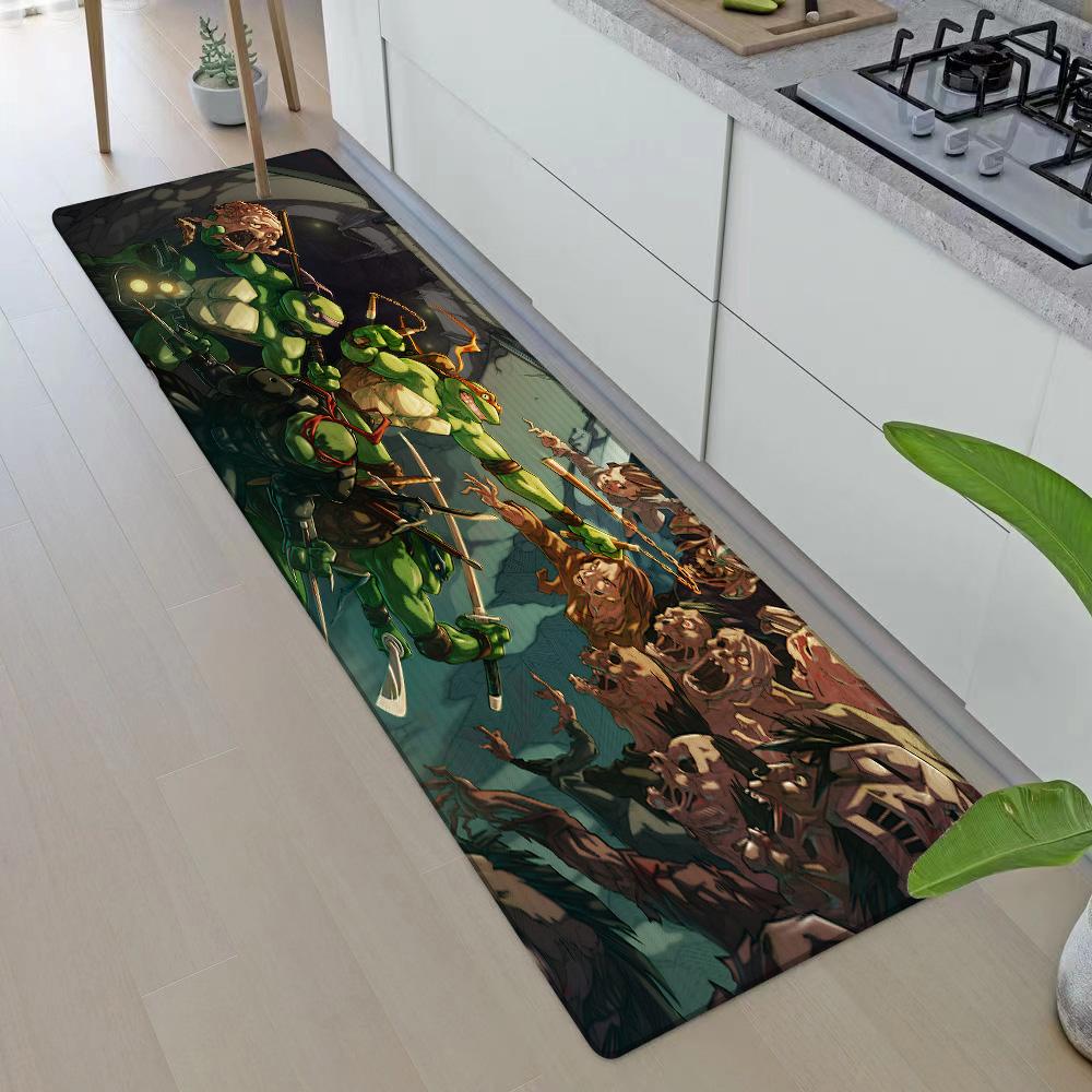 Entrance Front Door Doormat N-Ninja Turtless Non-slip Kitchen Rug Living Room Rugs Balcony Bathroom Foot Mat Floor Mats Carpet