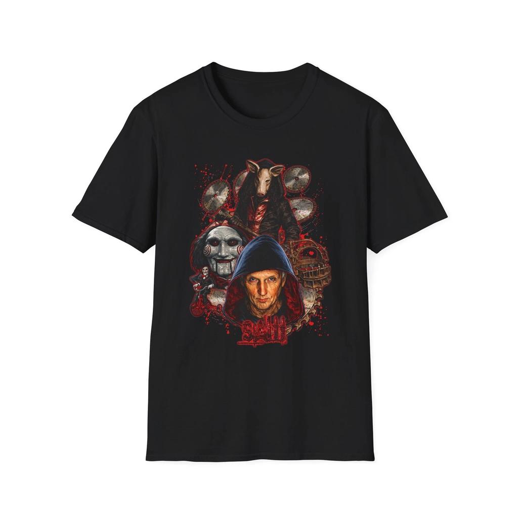 Saw Movies T-Shirt | Slasher Villains Graphic