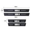 ASGBH1 For Volkswagen VW MK4 Logo  Luminous Auto Door Sill Protect Decals Anti Scratching, Car Threshold Strip Welcome Pedal Sticker