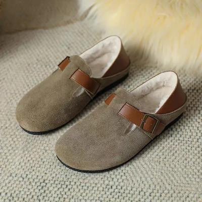 Обувь для женщин 2024 года, брендовые женские туфли на плоской подошве с пряжкой на ремешке, повседневные туфли на плоской подошве для отдыха на открытом воздухе, женские туфли смешанных цветов с круглым носком и мягкой подошвой