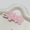 Прозрачные заколки для волос 'Цветущая вишня' Синие Розовые Кружевные Заколки Милая Цветочная Заколка-Крокодильчик Заколка для Чёлки Аксессуар для Головного Убора Универсальный Новый