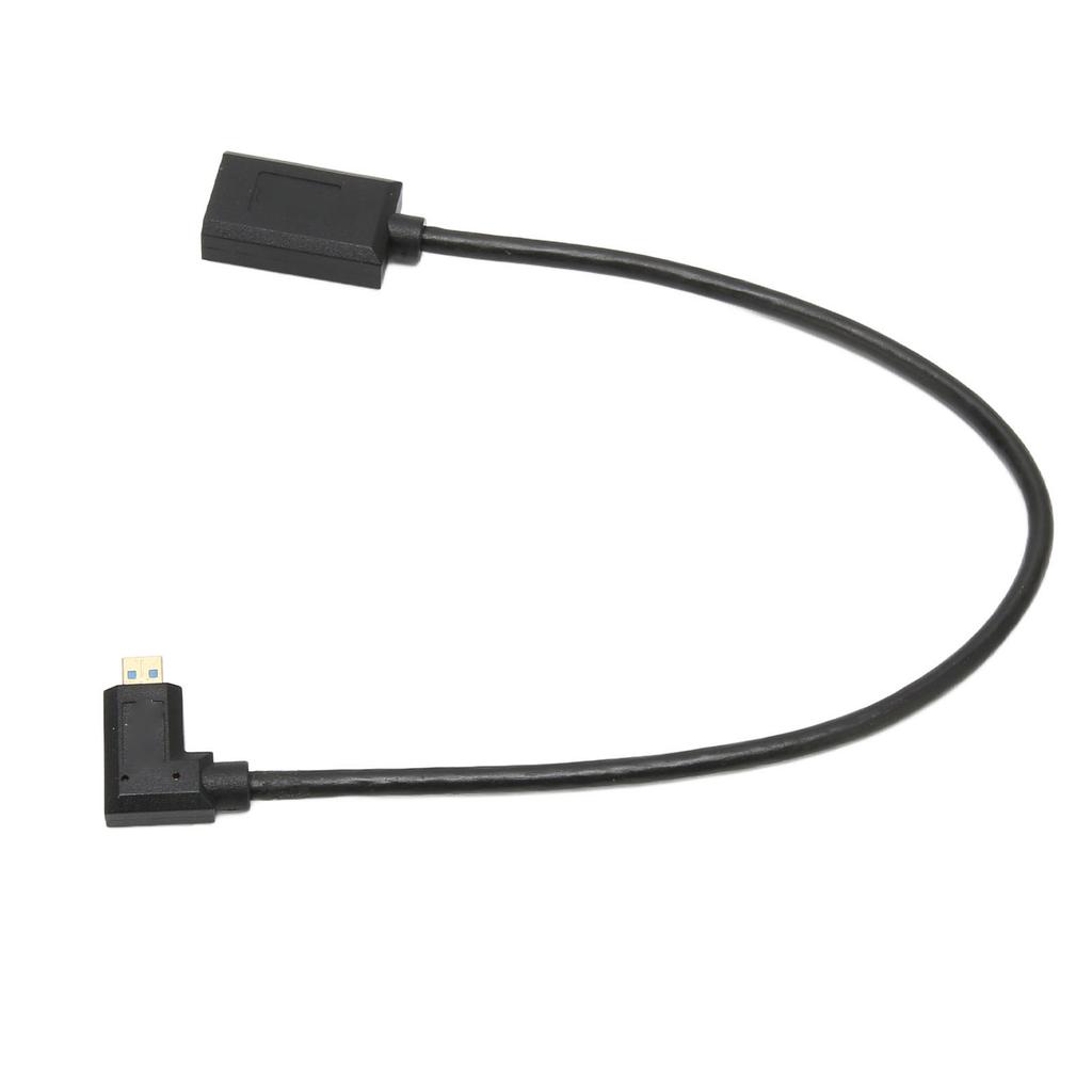 Кабель Micro HD Multimedia Interface 8K 60 Гц, угловой, Micro HD Multimedia Interface, штекер к