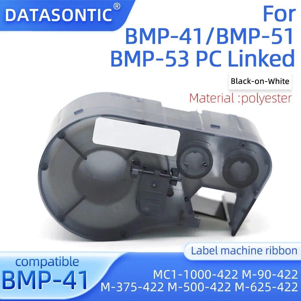 Compatible M-90-422 MC-375-422 MC-500-422 MC-625-422 MC1-1000-422 Label Strip BMP41 BMP-51 BMP-53-PC-Linked Printer Label Ribbon