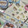 Ins Korean Cute Boy PET Decoration Adhesive Tape Planner Handbook DIY Scrapbooking Journal Collage Material Stickers Roll