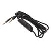 Gaming Headset Replacement Cable Inline Mute Volume Control Headphones Replacement Sound Cable with Mic for Logitech