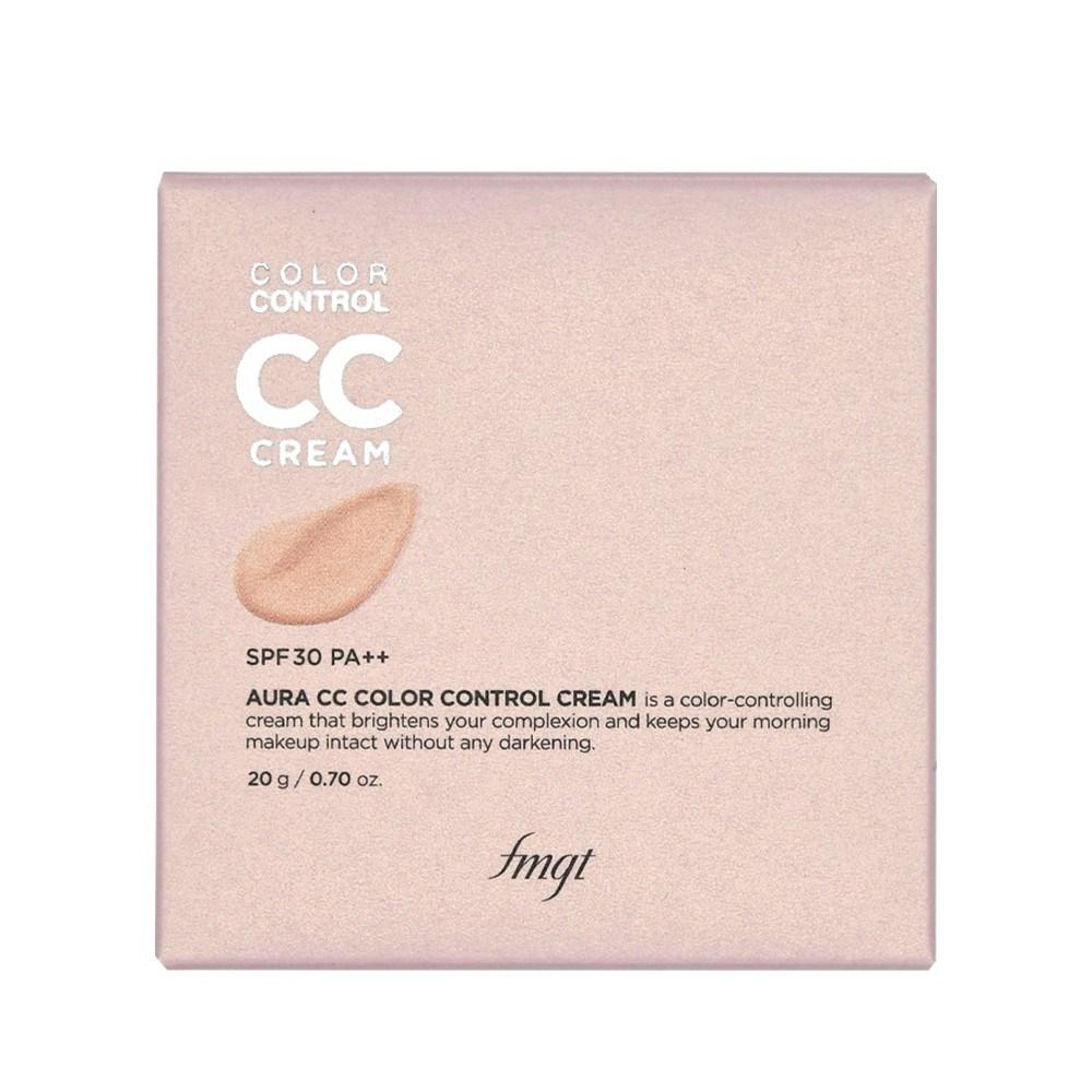 The Face Shop Крем Aura CC, 02 Натуральный бежевый, 1 шт 20 г