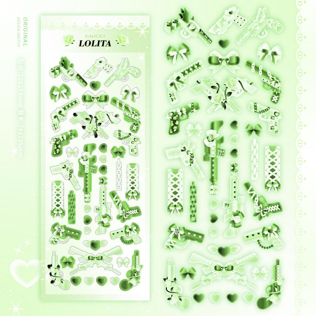 Stickers DIY Decorative Materials Stickers Dark Series Stickers