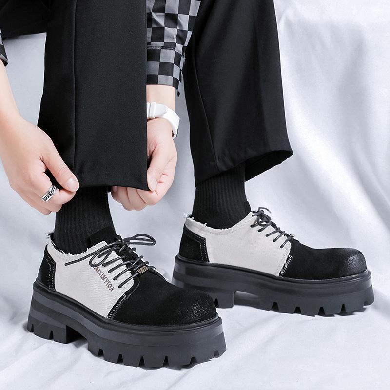 Новые кожаные туфли мужские туфли из натуральной кожи мужские британские ретро туфли дерби нишевая молодежная деловая обувь 30399-R