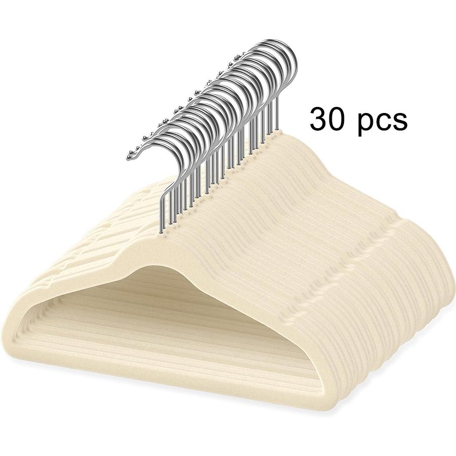 10/20/30 шт. детские бархатные нескользящие вешалки, передовые детские вешалки для шкафа, ультратонкие милые нескользящие фетровые вешалки