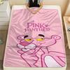 1 шт. Фланелевое одеяло с принтом Розовой Пантеры, Высококачественное, Для всех сезонов, Декор для дома, Тепло и уют, Идеально подходит для рождественских подарков