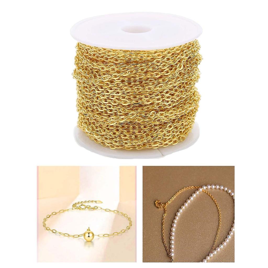 Chain Extender Extension Chains for Necklace Jewelry Making Gold