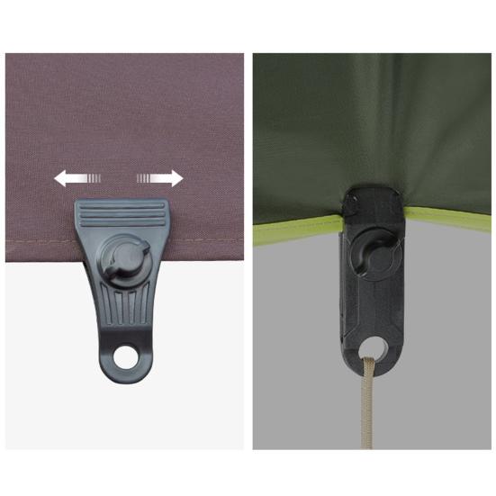 Зажимы для брезента надежно закрепляют навесы для кемпинга, навесы, зажимы для брезента для каравана, прочные