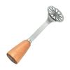 Mini Potato Masher with Wood Non Slip Handle,Stainless Steel Masher Kitchen Tool