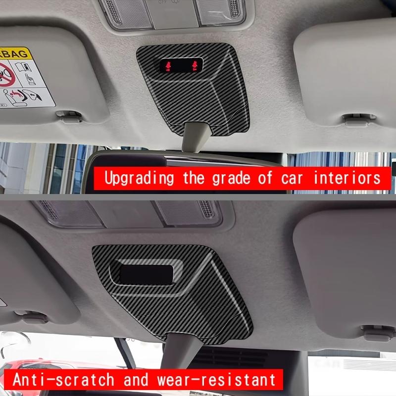 Для Daihatsu MOVE 2025 2026 ABS углепластик Аварийный световой индикатор Крышка корпуса Декоративная рамка крыши Аксессуары для интерьера