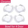 For Toyota Corolla E120 E130 2001~2006 Chrome Exterior Door Handle Cover Car Accessories Stickers Trim Set 2002 2003 2004