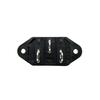 1 шт. LZ-14-1 10A 250V 3 контакта Панельный встраиваемый разъём-гнездо питания IEC320 C14 Розетка переменного тока с 2 комплектами винтов