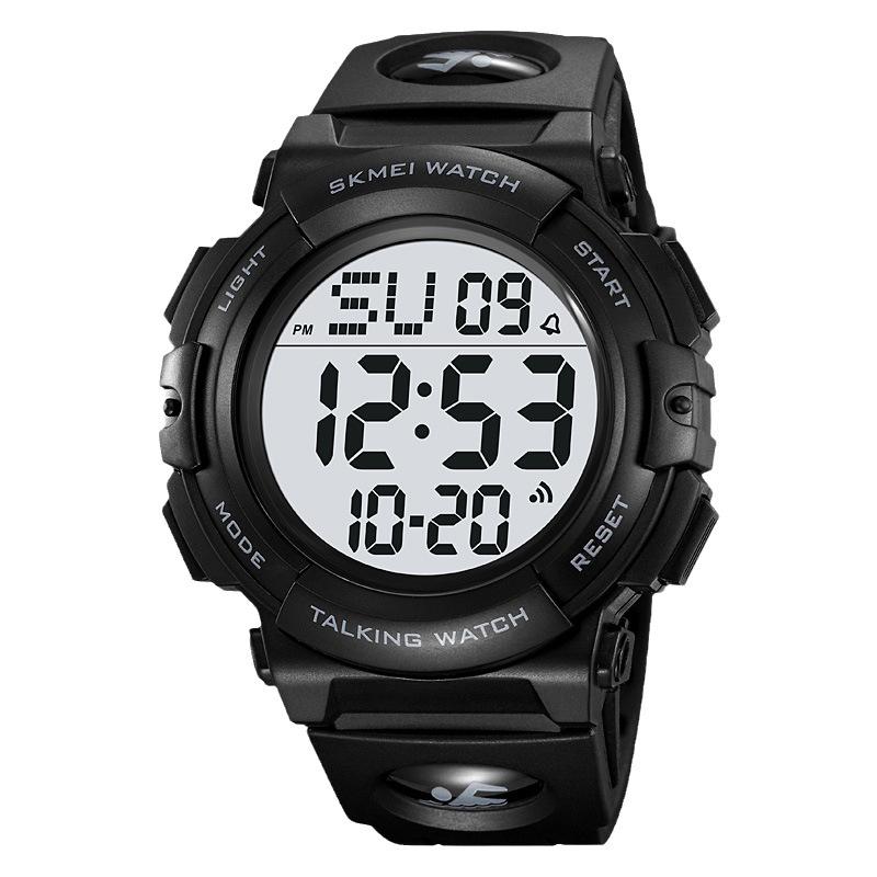 Moment Beauty Fashion Многофункциональные мужские часы для спорта на открытом воздухе Электронные часы Водонепроницаемые студенческие часы для поездок на работу