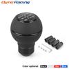 5 Speed Universal Leather and Aluminium Car Gear Shift Knob For M8 M10 M11 M12 Shift Lever Gear Level Knob Shift Head